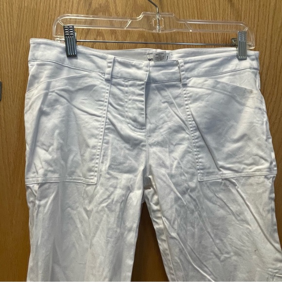 Vintage wet seal white cargo style pants with tie details - Picture 8 of 10